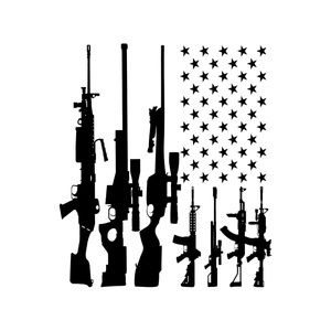 2nd Amendment Flag Vinyl Decal